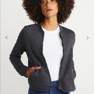 Marine Layer quilted bomber jacket